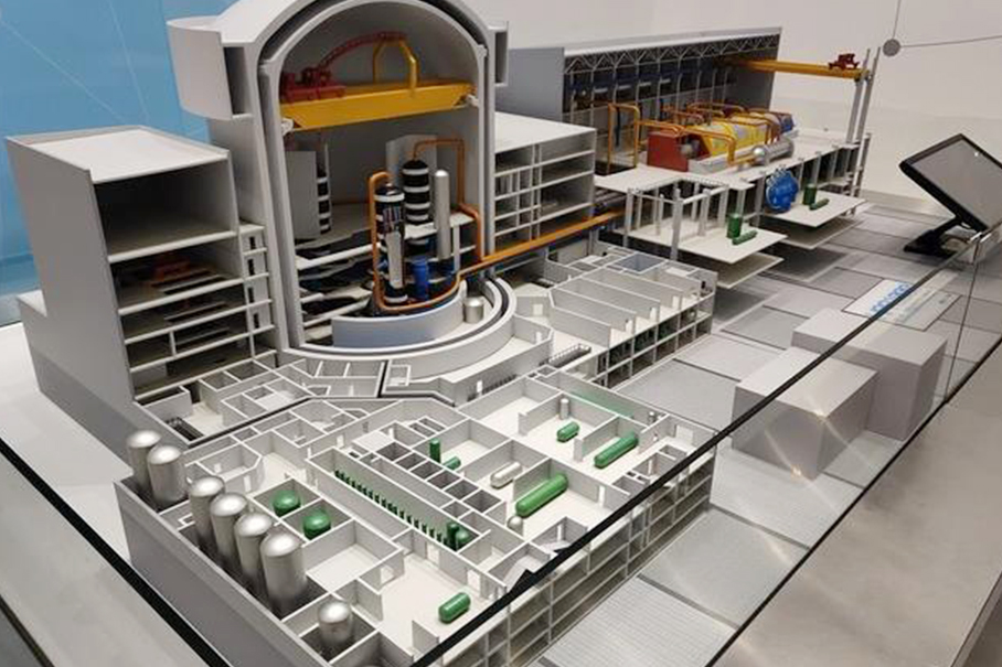大亞灣核電站模型